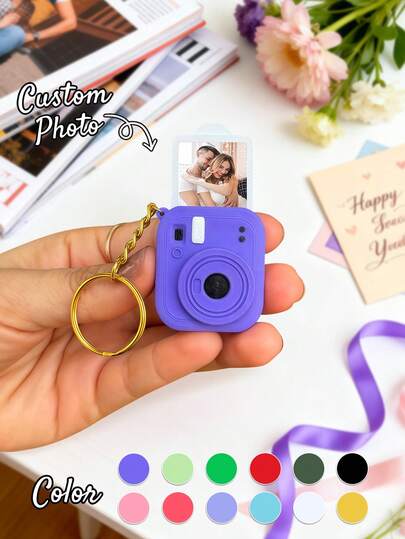 Chaveiro Personalizado Impresso em 3D, Chaveiro de Câmera Personalizado, Chaveiro de Casais, Chaveiro Memorial - Moda, Colorido, Minimalista e Único, Presentes Personalizados Customizados, Ideal para Presentes de Natal, Dia dos Namorados, Presentes de Aniversário DIY, Presentes de Aniversário, Presentes de Casais, Presentes do Dia das Mães, Presentes de Casamento, Presentes para Madrinhas, Lembrancinhas de Festa, Presentes de Ano Novo, Presentes para Melhores Amigos e Lembrancinhas Personalizadas.