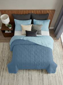 Home Elephant Quilts - Blue - View 4