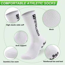 1 Set Racing Gear Set (Adhesive Socks + Leg Sleeves + Insoles + Bandages), High-Quality Knitted, Effectively Wraps The Legs - Multicolor - View 7
