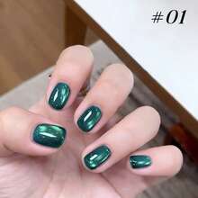 MIANEL 10ml 冬季蝴蝶玻璃珠猫眼磁性凝胶指甲油 2026 冬季新款白色和红色猫眼凝胶指甲油 情人节礼物 送给女孩 美甲沙龙专用 - 彩色 - 查看 22