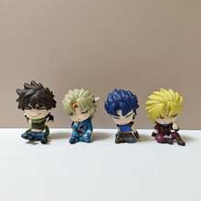 奇妙冒险系列1、4款扭蛋人物 - 帝奥、喜飒、大乔、二乔、动作玩偶及收藏摆件 - 彩色 - 查看 4