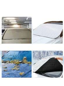 Escudo de nieve para coche, parabrisas delantero anticongelante, protector de viento de invierno, protector antitanave, cubierta de invierno impermeable y para lluvia YZ5A - Abrazadera de puerta 1 pieza - Ver 5