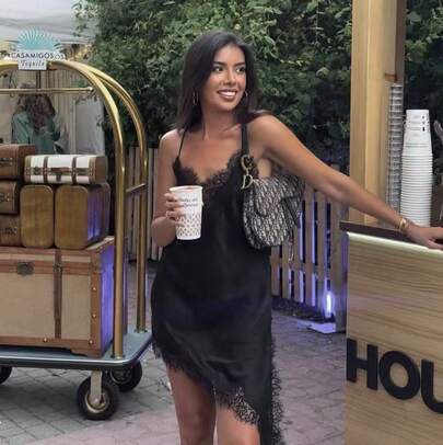 ESTELA MODAS VESTIDO MINI CETIM COM REDAN Festa    Laço Contraste    Praia  Férias