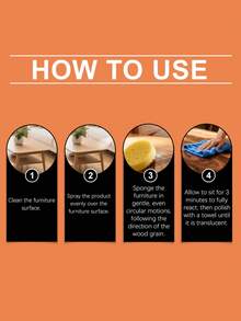 JAYSUING 木制家具抛光喷雾，家具抛光和翻新清洁护理喷雾 - 液體 - 查看 8