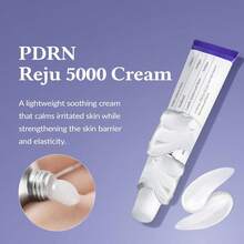 PDRN Reju 5000 面霜 | Biome PDRN 修复霜，专为敏感肌肤设计 | 泛醇和积雪草舒缓保湿霜 | 韩国纯素护肤品，适合所有肤质，0.7 液体盎司 - 乳霜 - 查看 7