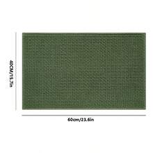 1件奢華雪尼爾浴室毯 15.7x23.6英吋或19x31英吋，可機洗，超柔軟吸水防滑毛絨浴室地墊，適用於居家、宿舍、淋浴間與浴缸地板，開學季清潔地墊 - 穆勒花園-綠色 - 查看 13