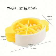 Cortador manual de huevos 3 en 1 - Cortador multifuncional de plástico para huevos duros, incluye rallador y separador, fácil de usar, color aleatorio - Accesorio de cocina perfecto para una preparación eficiente de huevos, asistente de preparación de alimentos | Utensilios de cocina amigables | Material fácil de limpiar, cortador de huevos duros - Multicolor - Ver 6