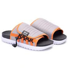 Asuna 3.0 Casual Polyester Lace-Up Outdoor Slippers - màu xám với màu cam - Xem 8