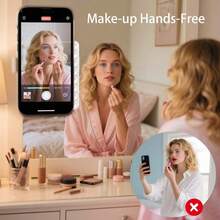 Silicone Gooseneck Phone Mount 1 Piece Silicone Phone Adhesive Grip Suction Cup Phone Case Stand Hands-Free Adhesive Phone Handle For Selfies And Videos Phone Finger Grip Stand Valentine's Day Gift - 1PC - Random Color - View 8