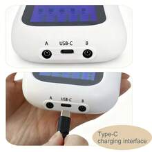 20 Modes TENS EMS Muscle Stimulation Portable Handheld Pulse Massager 30 Levels Intensity High-Frequency Interferential Physiotherapy Device Dual Output Rechargeable Massage Relax Device With 8pcs Electrode Pads - White - View 8