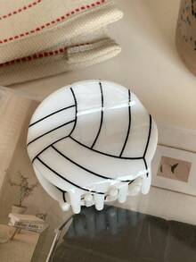 Pinzas de garra de acrílico, baloncesto simulado, fútbol, tamaño pequeño, pinzas de garra de alta gama de moda, baloncesto, fútbol, rugby, casual, lindo, elegante, calle, bohemio, retro, adecuado para otoño, invierno, verano, primavera, accesorios para el cabello, pinzas para el cabello, pasadores para el cabello, sujetadores para el cabello, pinzas para el cabello, clips para el cabello, accesorios para el cabello para mujer para outfits de vacaciones - Multicolor - Ver 20