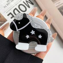 Soporte magnético para teléfono con diseño de unicornio estrellado brillante, soporte de escritorio perezoso con diseño de dibujos animados lindo compatible con Magsafe - Multicolor - Ver 7
