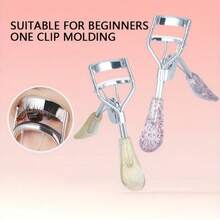 1PC Random Color Glitter Handle Eyelash Curler, Eyelash Curling Tool, Long-Lasting Styling Without Damaging Eyelashes, Fits Close To The Eye Lashes - 1PC - Random Color - View 10