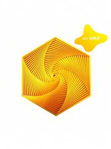 1个3D打印幻觉螺旋六边形减压创意新奇玩具 - 彩色 - 查看 21