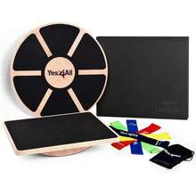 ¡RecomendadoYes4All Tabla de Equilibrio de Madera Versátil, Entrenador para Terapia Física, Escritorio de Pie y Entrenamiento de Núcleo con Estabilidad en Ejercicios¡Top de Temporada - C. Combo toma desafío - Ver 9