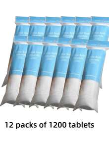 100pcs/300pcs/600pcs Disposable Round Makeup Remover Pads, 6*6cm, For Facial Care, Makeup, Skincare, Home Or Travel Use, Skincare, Living Room, Home, Bedroom, Bathroom, Travel Supplies, Wedding, Party, Birthday, Men's Gift, Mom, Dad, Friends, New Year, Accessories, Fun Gift - Blue and White - View 18