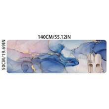 1 Peça Tapete Antiderrapante com Estampa de Mármore em Aquarela - Design Abstrato Vibrante, Capacho de PVC Lavável em Máquina, Adequado para Entrada, Sala de Estar, Quarto, Cozinha e Banheiro - Disponível em Vários Tamanhos, Tapete de Banheiro - Multicolorido - Visão 12