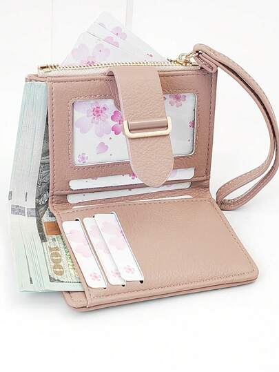 MINGYOU Borsa a mano mini da donna con texture morbida a corteccia, portafoglio compatto e dolce con cerniera per monete, portafoglio mini, portafoglio, portafoglio piccolo, portafoglio carino, portafoglio da polso, borse, portafoglio da donna