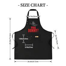 1 Piece, Polyester Apron Suitable For Kitchen Cooking And Baking - Breathable Apron, Breathable Workwear, Waist Apron - Suitable For Home Cooking, Restaurants, Food Carts, Aprons, And Food Service Attire - AZX0001 - Xem 5