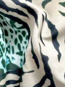 2025 Sexy Leopard Print Bikini Two Pieces Set, Retro Style For Women - Mustard Yellow - View 6