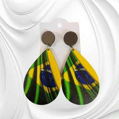 Brincos Edição Exclusiva Do Brasil – Especial Copa do Mundo