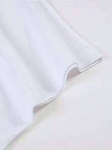 Disney Lady's T-Shirt, Featuring A Creative Cartoon Pattern Of Disney's Moana Princess. Spring/Summer Style Women's Round-Neck T-Shirt. The Fabric Is Soft, Comfortable And Breathable, Suitable For Daily Wear, Shopping, Traveling, Parties, And At Home. It Is Also Suitable As A Beautiful Gift. Every Lady Deserves To Own One. - White - View 3