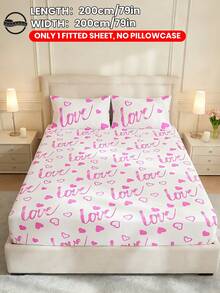 2/3pcs Printed Fitted Bedsheet Set (1pc Bedsheet + 1/2pcs Pillowcase Without Pillow Insert), Skin-Friendly Mattress Protector, Printed Mattress Cover, Soft & Breathable, Multi-Size Fits Twin/Full/Queen/King Bed, All Season, Machine Washable, Home Decor, Bedroom Decor - Multicolor - View 14