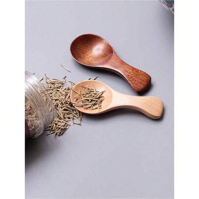 Muỗng gỗ mini, dùng trong gia đình, muỗng gỗ bán chạy trực tuyến, muỗng gỗ dùng để khuấy sữa bột, muỗng trà, muỗng kem sáng tạo cho trẻ em, kích thước nhỏ gọn