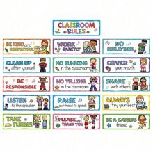 8pcs/16pcs English Words Of Weekdays, Months, Seasons, Weather Educational Cards, Classroom Decor - Multicolor - View 8