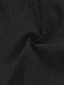 Women Casual Slim Fit Button-Up Suit Set, Modest - Black - View 7