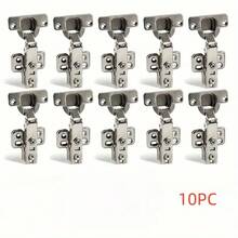 35mm Soft Close Cabinet Hinges - 20/10 CP Set, Standard Cabinet Door Hinges, Wardrobe & Cabinet Fittings - Silver - View 8