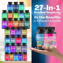 Soothe & Smooth Bundle - Zoyava Cortisol And Myo-Inositol All-In-One Supplement - Multivitamin Combo With Extra Strength Ingredients - MADE IN USA - 2set - View 4
