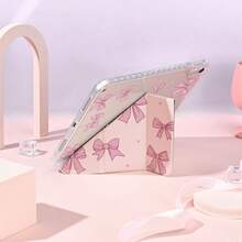 1pc Protective Cover With Pen Slot Multi-Angle Magnetic Stand Cover With Auto Sleep/Wake,Kawaii Tablet Case Compatible With Pro/Air/Compatible With Samsung Galaxy A9/S9/S7/S10+/Compatible With XIAOMI Pad/5/6/7 - Multicolor - View 10