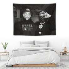 Flag $Uicideboys Music Album Poster Tapestry For Bedroom, Living Room & Dorm Decor Hanging Lightweight - A - 查看 6