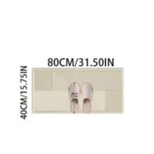 Alfombra suave y esponjosa de estilo japonés para dormitorio - Alfombra de poliéster lavable a máquina, adecuada para el lado de la cama, la sala de estar, el sofá y la mesa de centro - Multicolor - Ver 11