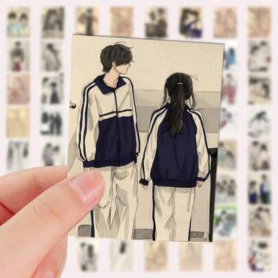 64 adet/paket Kampüs Tarzı Çıkartmalar, Kampüs Atmosferi Resim Çıkartmaları, INS Yaratıcı Kişiselleştirilmiş Telefon Kılıfı, Defter Çıkartmaları, Günlük, Kaykay, Su Bardağı Çıkartmaları