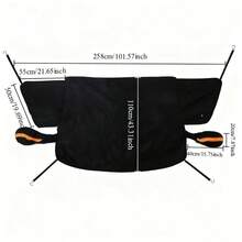 Bloqueador de nieve de tela Oxford magnética para automóviles, parasol frontal del parabrisas reforzado, aislamiento térmico, accesorios de invierno para automóviles - Unitalla - Ver 3