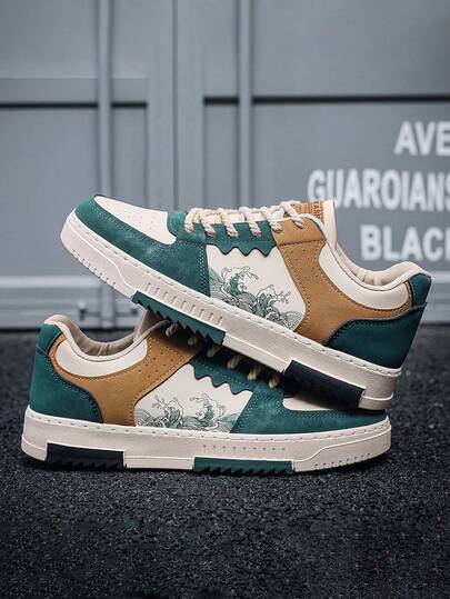 2025 Nuevos zapatos para hombres, nuevos tenis para hombres de primavera, zapatos deportivos de estilo coreano transpirables, tenis de suela blanda y versátil con suela gruesa, zapatos para correr de estilo coreano para hombres, zapatos de skateboard, zapatos blancos, zapatos planos, zapatos casuales, zapatos deportivos, zapatos de moda con suela gruesa