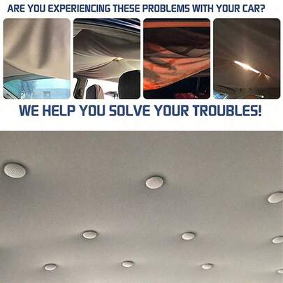 20/40/60pcs Car Roof Repair Kit, Includes Interior Clips, Rivets, Fasteners & Installation Tools, Suitable For Sedan/SUV/Truck