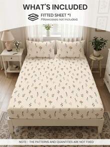 Bộ ga trải giường in họa tiết 2/3 món (1 ga trải giường + 1/2 vỏ gối, không kèm ruột gối), chất liệu bảo vệ nệm thân thiện với da, vỏ nệm in họa tiết, mềm mại và thoáng khí, nhiều kích cỡ phù hợp với giường đơn/đôi/nữ hoàng/vua, dùng được cả bốn mùa, có thể giặt máy, trang trí nhà cửa, trang trí phòng ngủ. - Nhiều màu - Xem 4