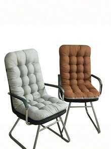 1 pieza Cojín de silla súper suave con respaldo, adecuado para oficina, sillas de ocio y mecedoras, diseño ligero - Multicolor - Ver 7