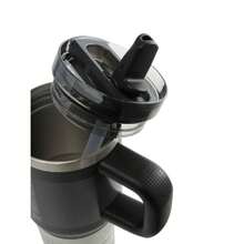 STANLEY - The  ProTour Flip Straw Tumbler 14oz Premium Stainless Steel Bottle Insulated Mug Cup Car Tumbler Portable Water Bottle Large-Capacity Coffee Cup Water Cup With Handle And Straw, For Travel, Home, Office, Gift, Ice Drinks And Hot Drinks 10-12483-016 - 1471 ĐEN MÀU NHỎ - Xem 3