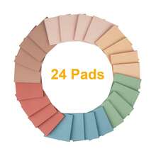 (24 Pads) Sticky Notes 3x3 Inch, Self-Stick Pads Vintage Colors Sticky Note, Easy To Post For Home, Office, Notebook - 7.6*7.6cm - View 7