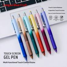 Multi-Functional Touch Screen Pen, Student Exam Writing Pen, Signature Pen, Learning & Exam Supplies, Suitable For Boys, Girls, Students, Back To School & Teacher's Day Gift - Black - View 3