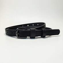 2条装纤细女士腰带，适合搭配牛仔裤，简约日常百搭 - 彩色 - 查看 3