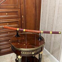 Kiếm Katana bằng gỗ dài 39,37 inch (100cm) dùng làm đạo cụ cosplay, đạo cụ chụp ảnh anime, đạo cụ phim, kiếm Katana chưa mài sắc, kiếm Katana Nhật Bản nguyên bản, kiếm Samurai kích thước thật, quà tặng - 39,37 inch 100 cm - Xem 5