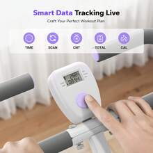 Squat Machine, MERACH R07 2 In 1 Squat Rowing Machine, Easy Setup & Foldable Exercise Equipment, Glute Trainer Machine, Glutes & Leg Home Workout Machine - White-purple - View 9