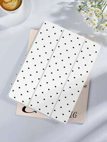 Polka Dot & Minimalist Pattern Tablet Protective Case, Compatible With  9.7/10.2/10.5/10.9/12.9/Pro 11 (10th Gen), Galaxy Tab S6 Lite 10.4", Kindle Paperwhite 12th Gen (2024), Kindle 11th Gen (2022), Offers Soft Shock-Proof Protection, Supports Smart Stand/Auto Wake/Sleep Function - Nhiều màu - Xem 2