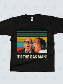 Its The Gas Kids Bottom Rik Mayall T Shirt - Black - View 2