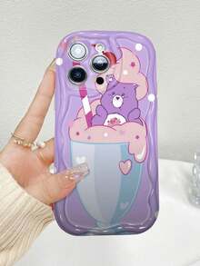 Oso Cariñosito en un vaso de helado: adorable y dulce. Esta elegante funda es compatible con Samsung, Apple, OPPO, , etc. Fabricada en TPU flexible, resistente a golpes y arañazos, ofrece una excelente protección contra caídas y un agarre cómodo. Es un regalo ideal para familiares, amigos y seres queridos, ideal para festivales, San Valentín y envíos rápidos. - transparente - Ver 5
